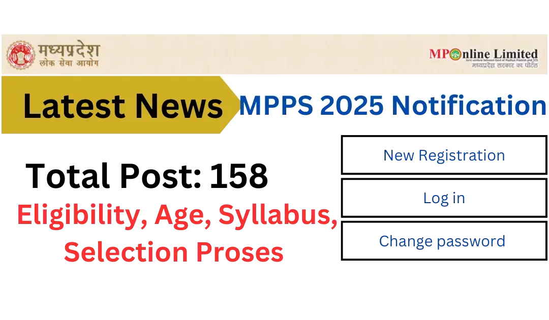 MPPSC 2025 Notification : Eligibility, Age Limit, Syllabus